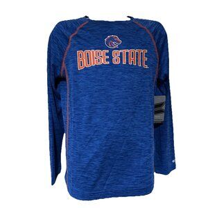 NEW Boise State BSU Broncos Colosseum  Blue Crew Neck Tee Shirt Youth M 12-14